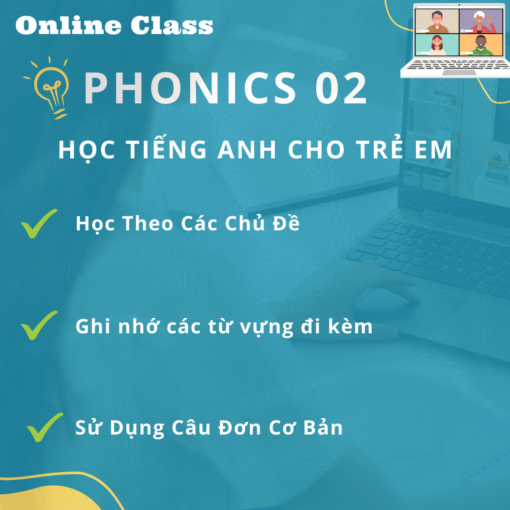 Học tiếng anh trẻ em Phonic 02 chi tiết