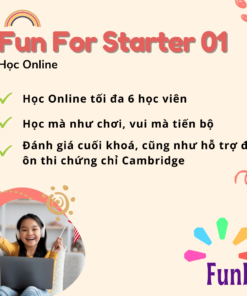 Tiếng anh tiểu học Fun Starter 01 chi tiết