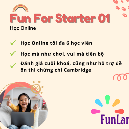 Tiếng anh tiểu học Fun Starter 01 chi tiết